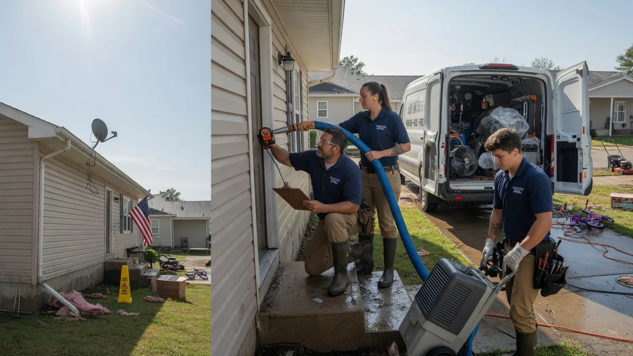 Ceiling Water Damage Restoration in Whitewater, WI near me